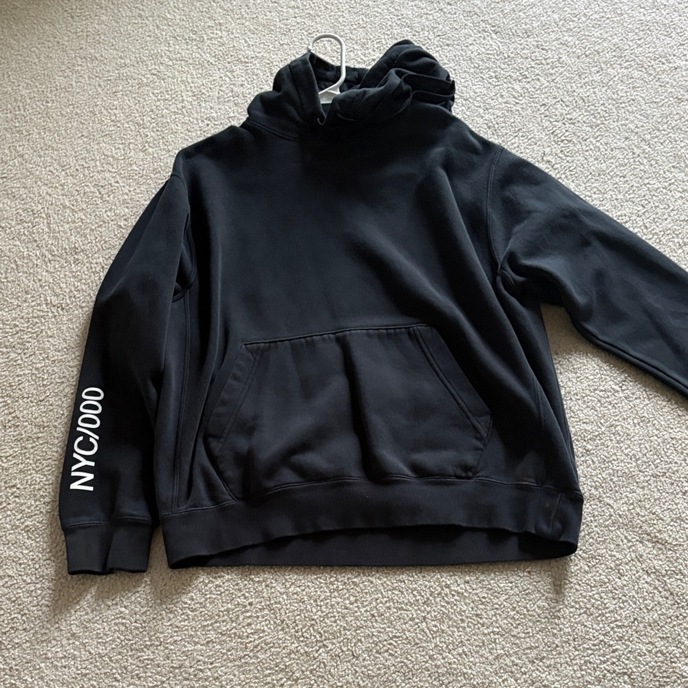Nike Black Hoodie with White Detail